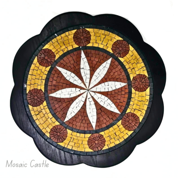 Sunspear Bloom - Round Mosaic Table - Image 2